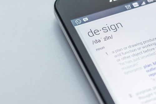 Design wireframes and sketching process